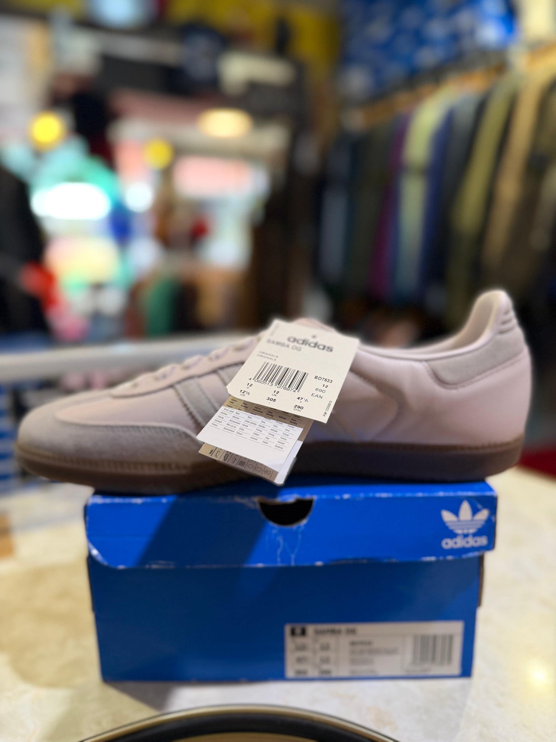 Adidas Samba OG Pink/Grey Gum UK 12