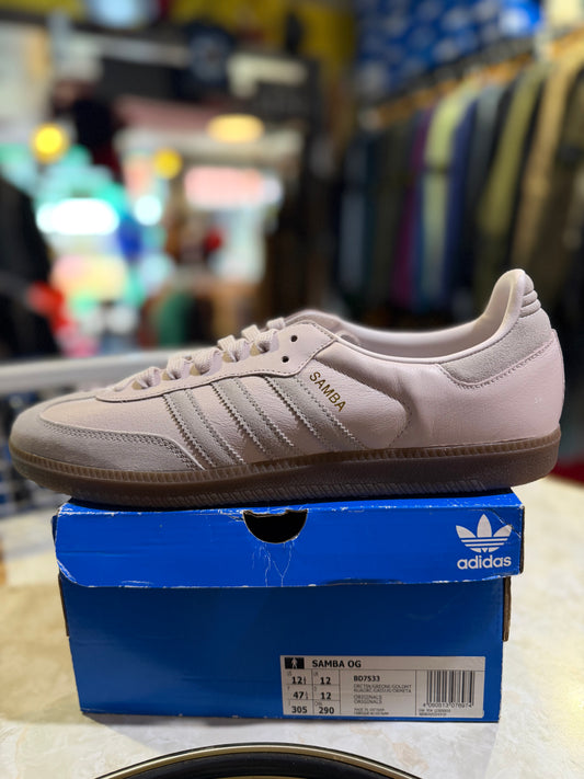Adidas Samba OG Pink/Grey Gum UK 12