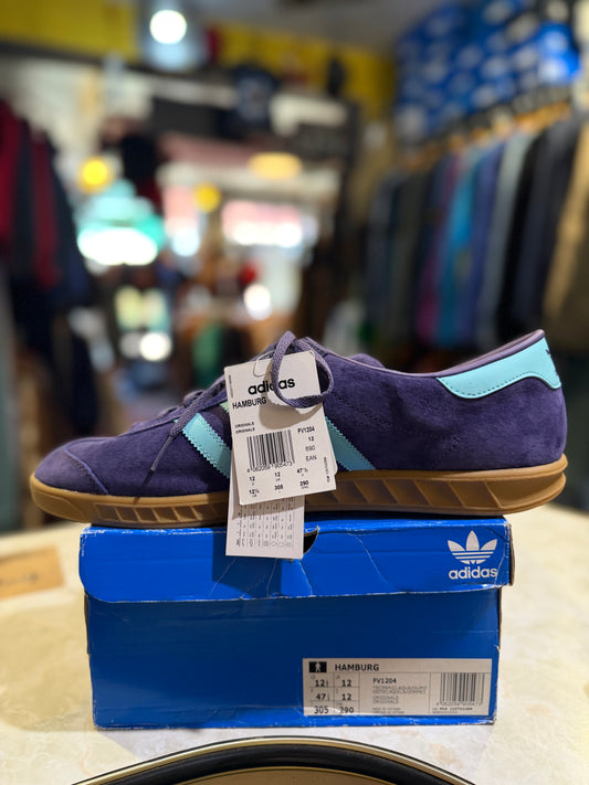 Adidas Hamburg Tech Purple / Clear Aqua – UK 12