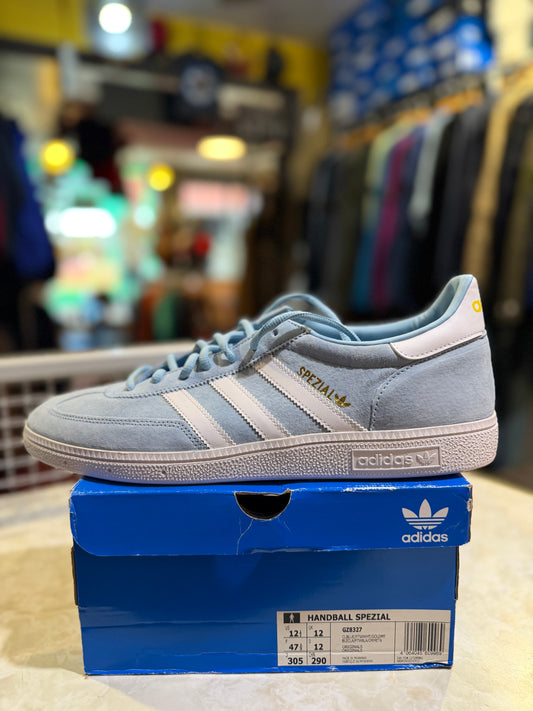 Adidas Handball Spezial Clear Blue Cloud White UK 12