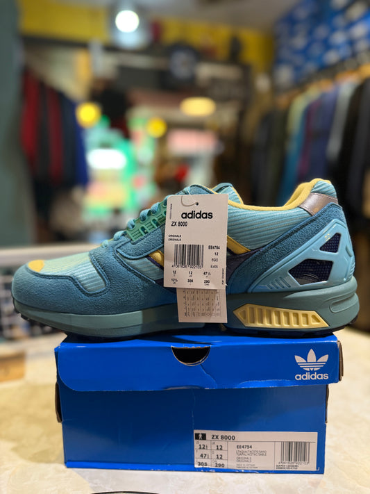 Adidas ZX 8000 (EE4754) – Light Aqua/Tactile Steel/Sand – UK 12
