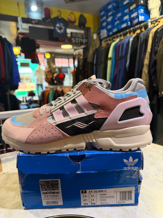 Adidas ZX 10,000 C – Grey/Vapour Pink/Ash Pink – UK 12