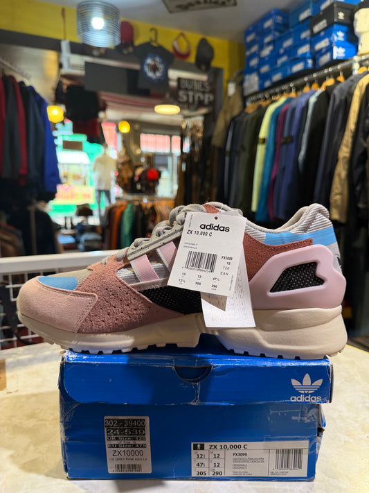 Adidas ZX 10,000 C – Grey/Vapour Pink/Ash Pink – UK 12