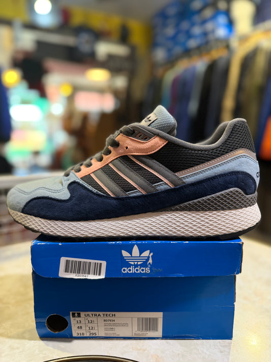 Adidas Ultra Tech – Ash Grey/Grey Four/Clear Orange – UK 12.5