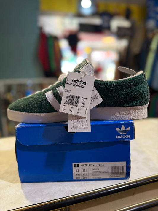 Adidas Gazelle Vintage – Collegiate Green/White – UK 11.5