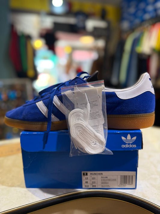 Adidas München – Royal Blue/Cloud White – UK 12.5