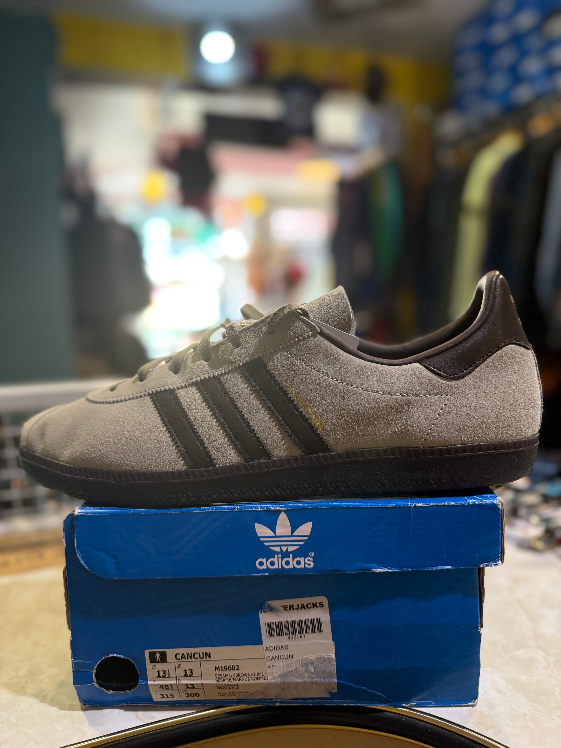 Adidas Cancun Sesame/Night Brown/Gum UK 13