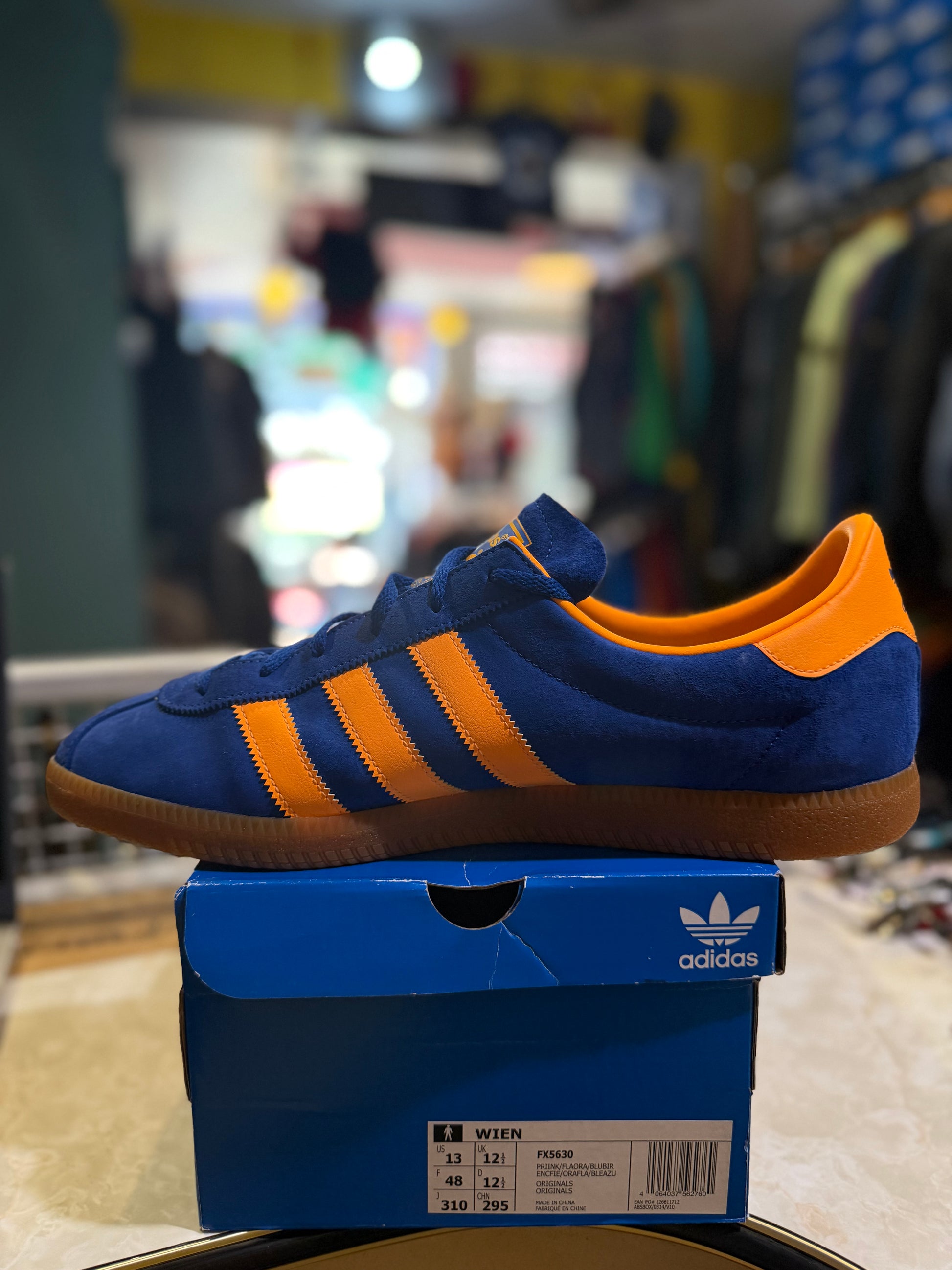 Adidas Wien Pride Ink/Flash Orange/Bluebird UK 12.5