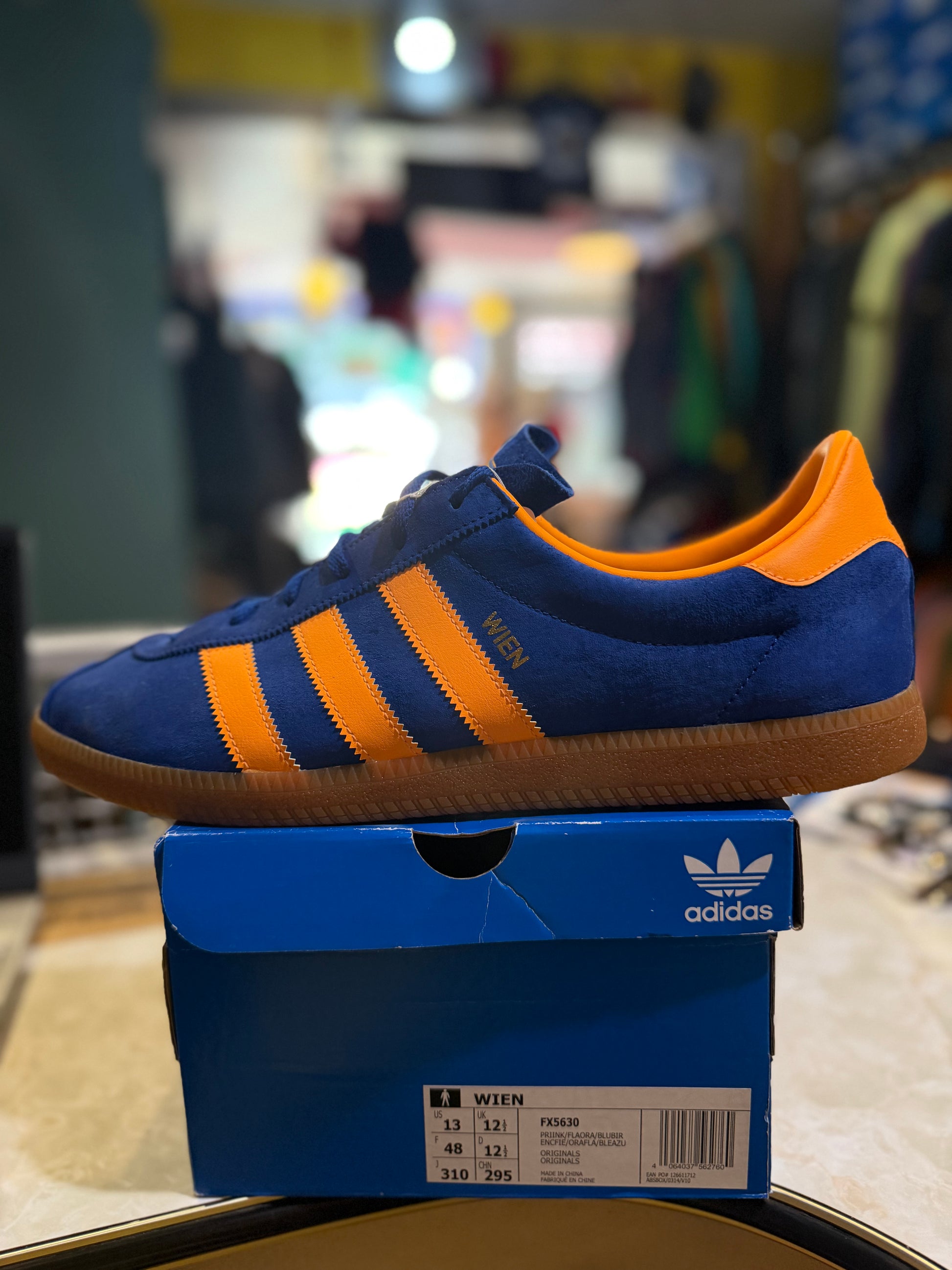 Adidas Wien Pride Ink/Flash Orange/Bluebird UK 12.5