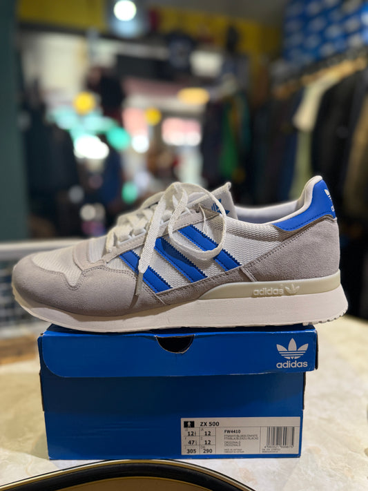 Adidas ZX 500 Footwear White/Bluebird/Off White UK 12