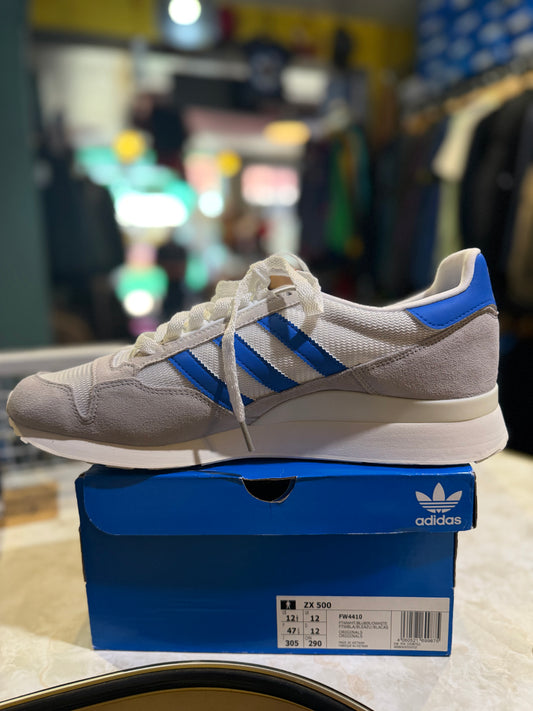 Adidas ZX 500 Footwear White/Bluebird/Off White UK 12