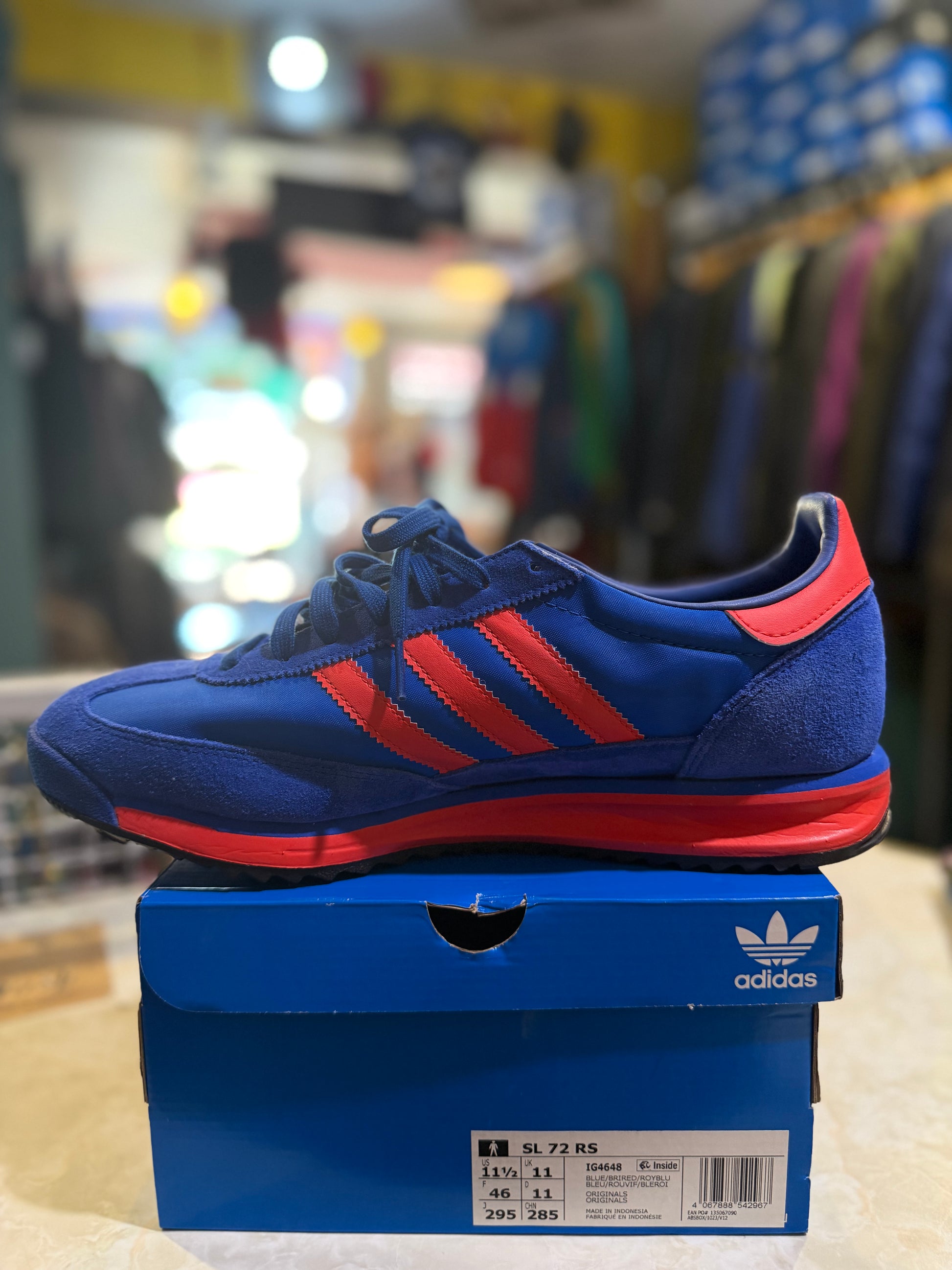 Adidas SL 72 RS Blue/Bright Red/Royal Blue UK 11