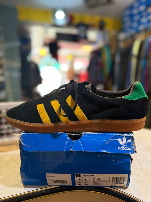Adidas Padiham Core Black/Wonder Glow UK 13