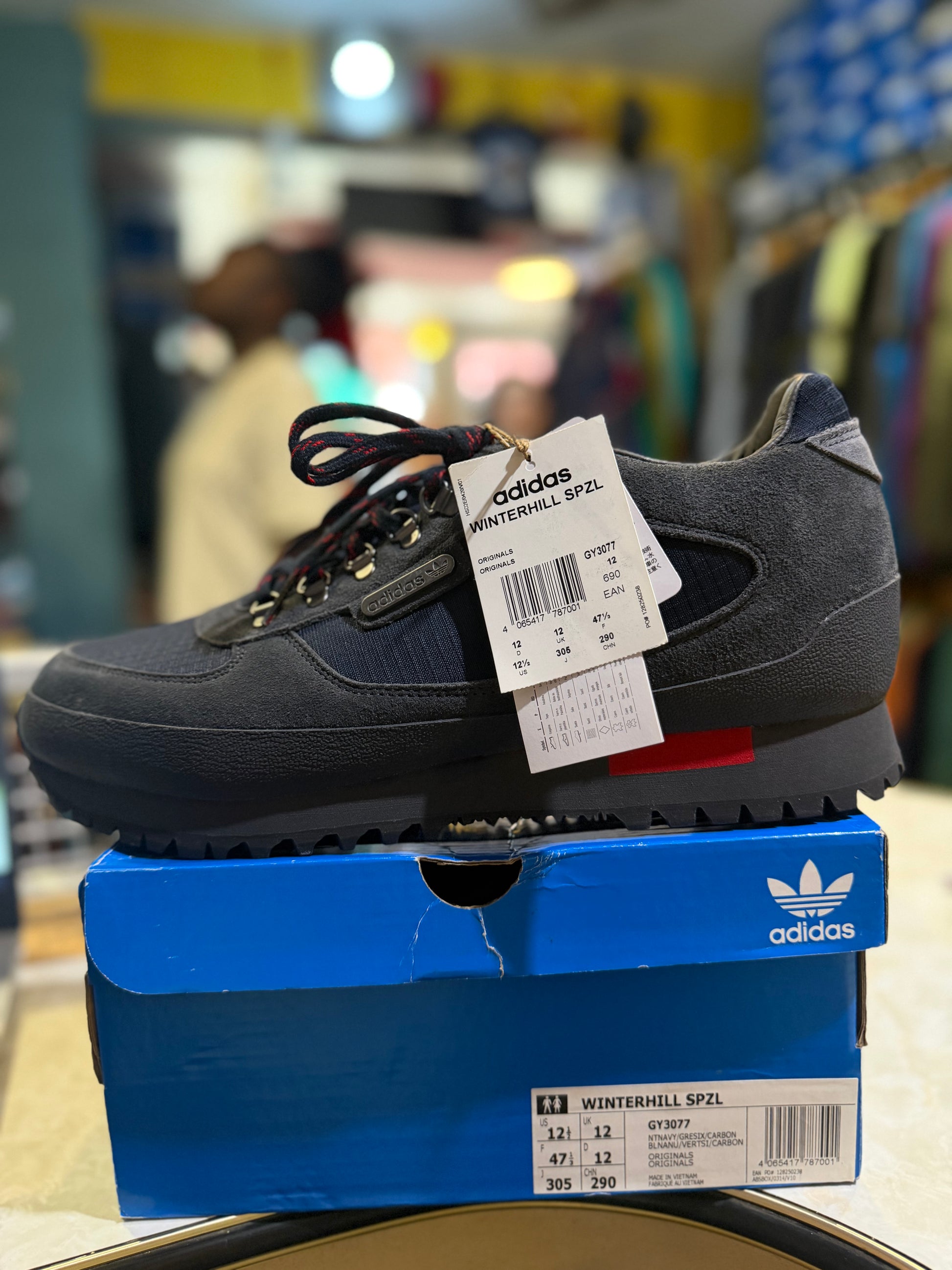 Adidas Winterhill SPZL Night Navy/Grey Six/Carbon UK 12