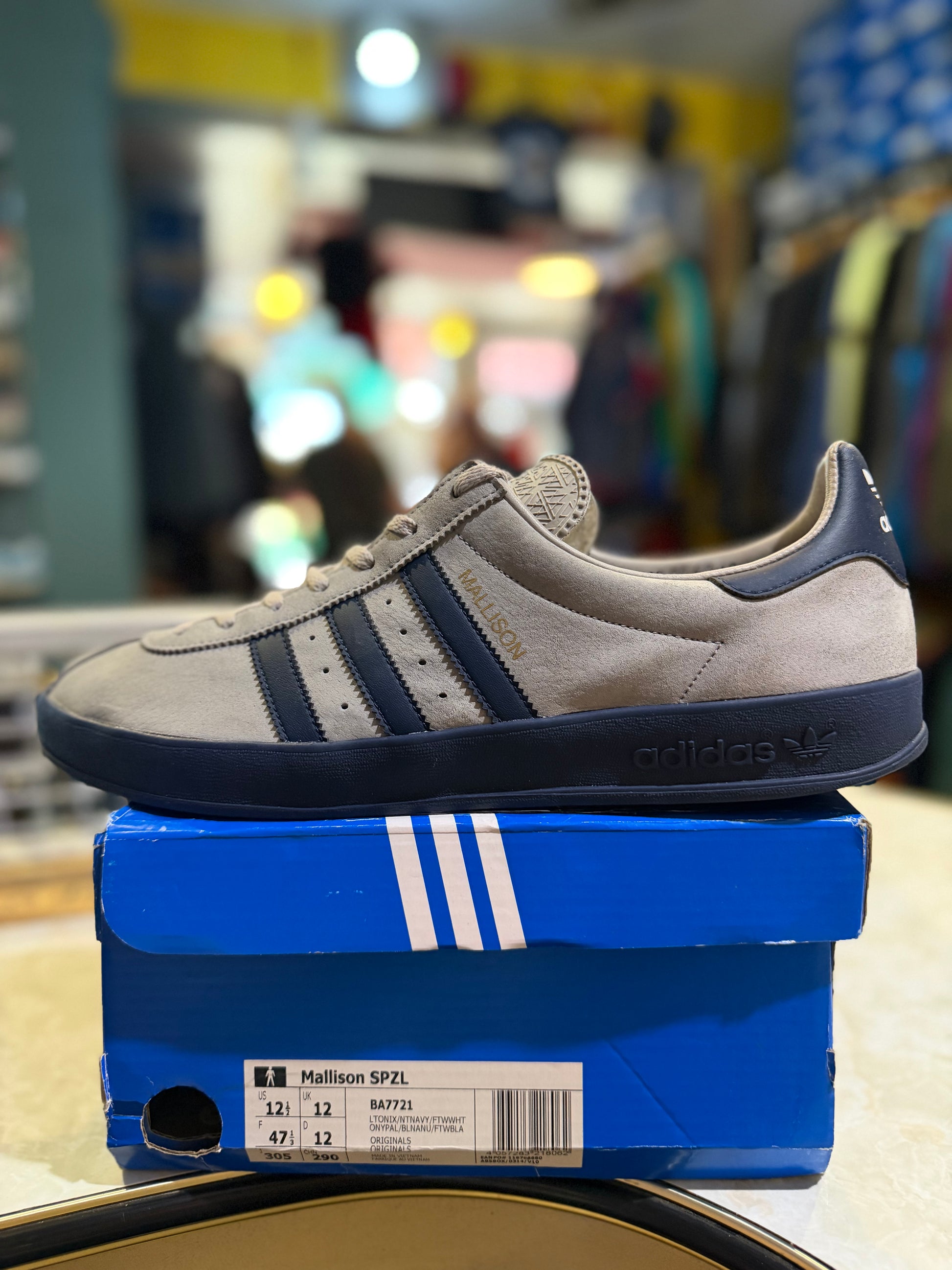 Adidas Mallison SPZL Light Onix/Night Navy UK 12