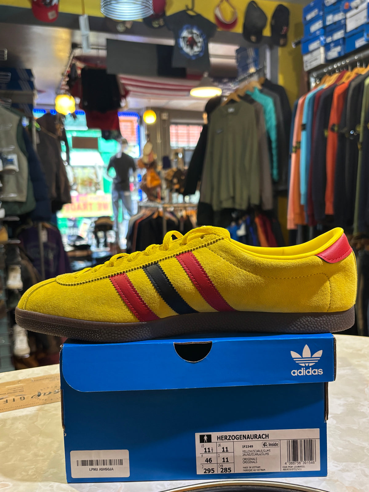 Adidas Originals Herzogenaurach Yellow/Scarlet UK 11