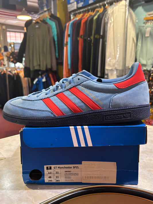 Adidas GT Manchester SPZL S80567 Light Blue Dark Blue Red UK 11 - Side View