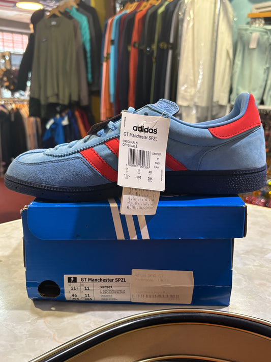 Adidas GT Manchester SPZL S80567 Light Blue Dark Blue Red UK 11 - Rear View