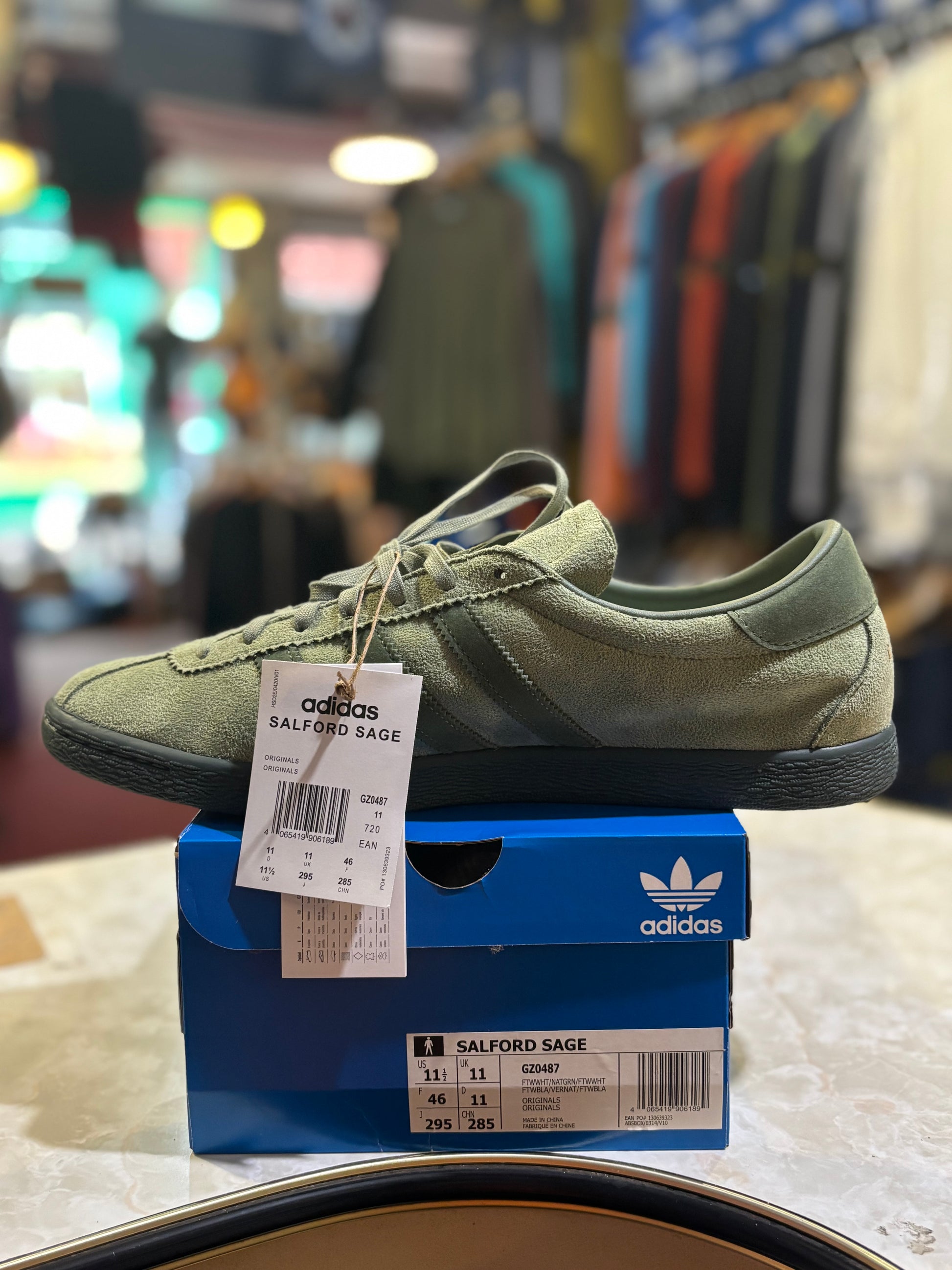 Adidas Originals Salford Sage GZ0487 - Front view with tags on box