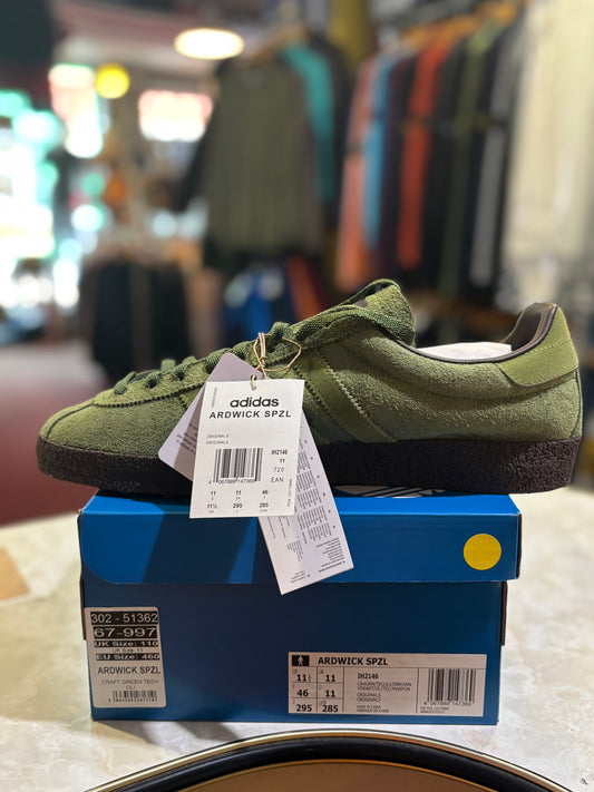 Adidas Ardwick SPZL IH2146 Craft Green Dark Brown UK 11 - Rear View