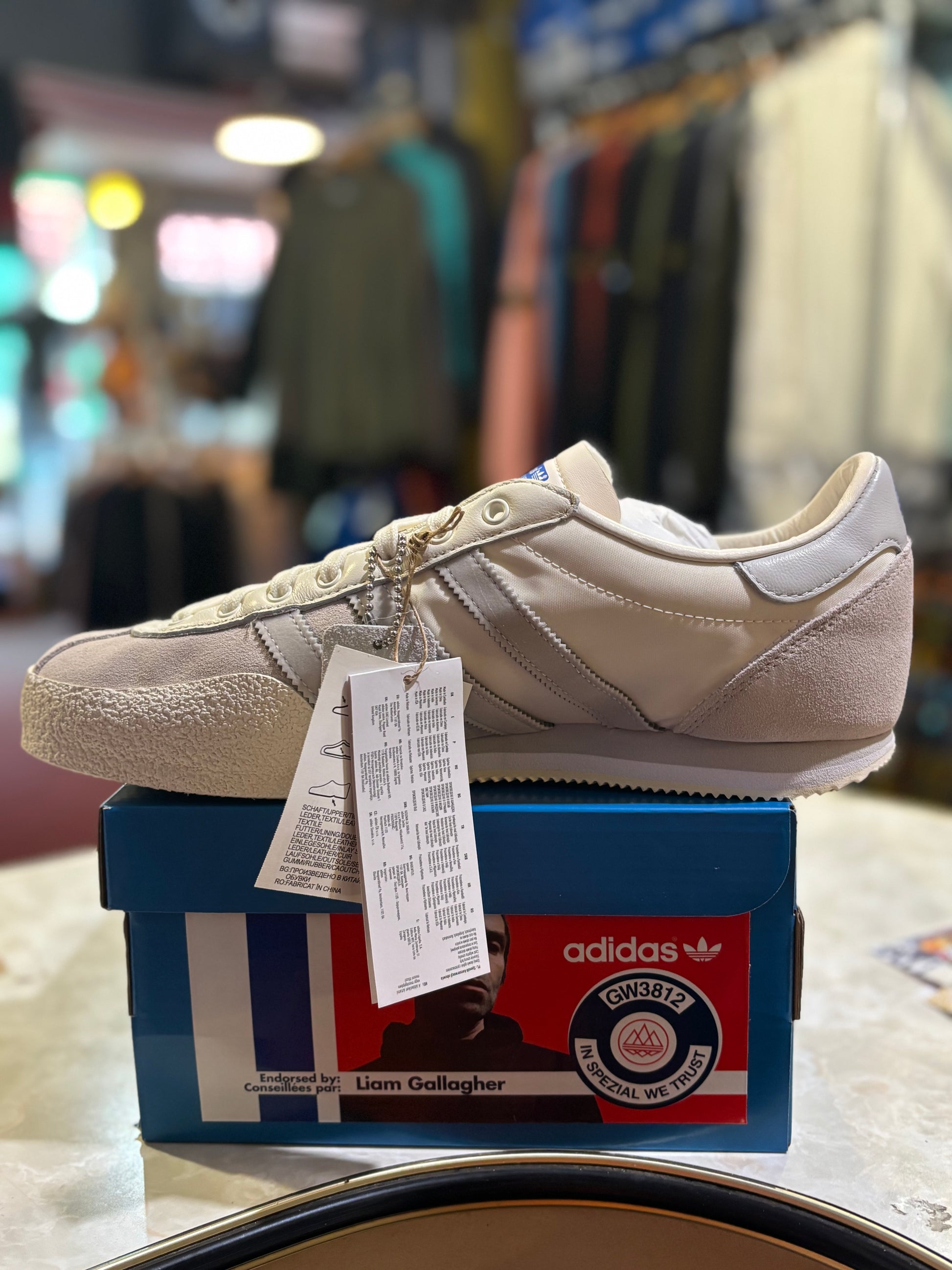 Adidas LG2 SPZL GW3812 Core White Grey One UK 11 - Rear View