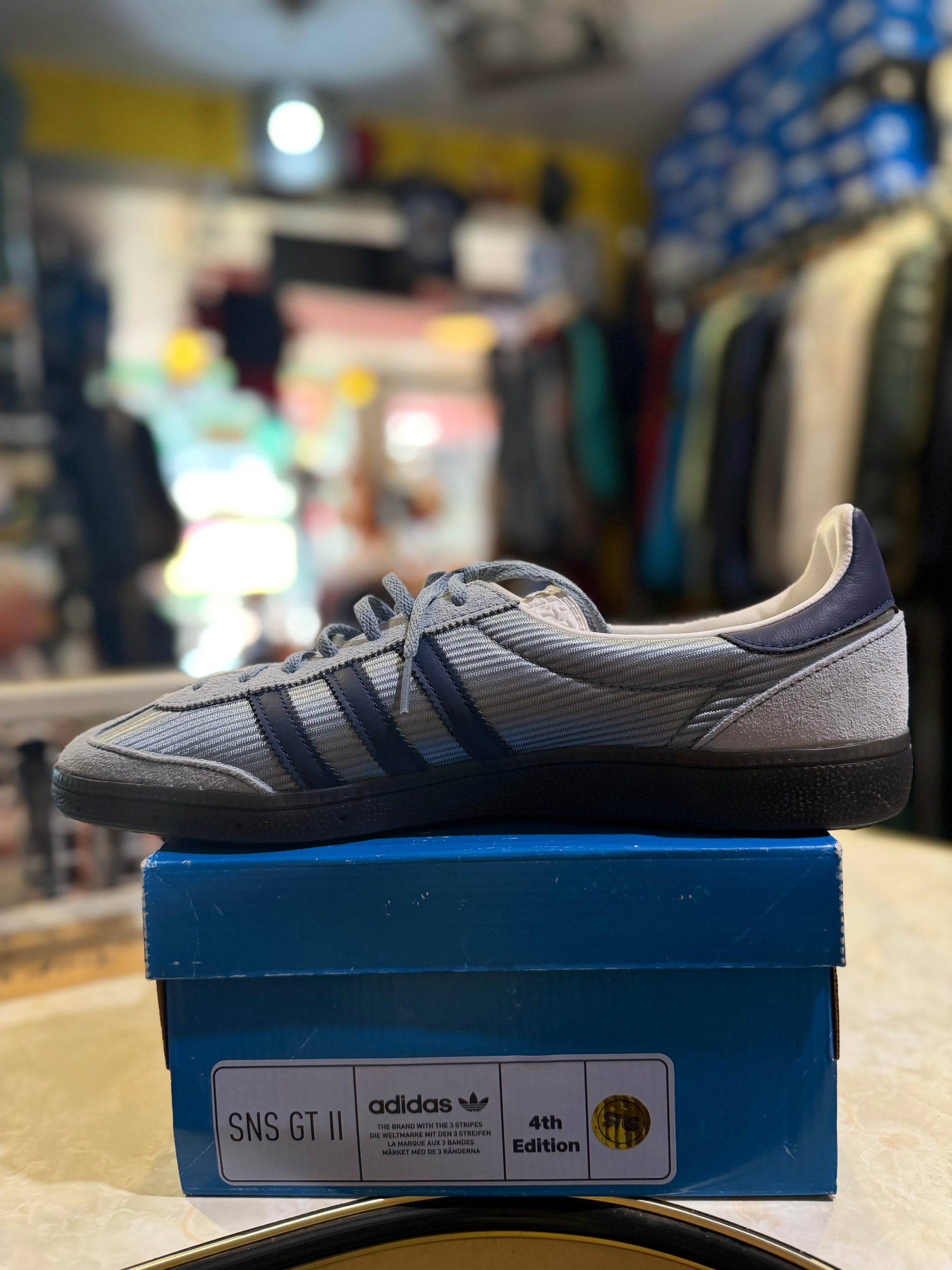 Adidas SNS GT II 4th Edition Grey - Side view on box