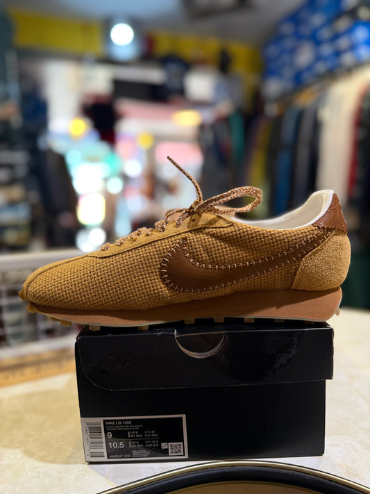 Nike LD-1000 Flax Bronzine Sail Black HV6347-200 UK 8 — side profile on box