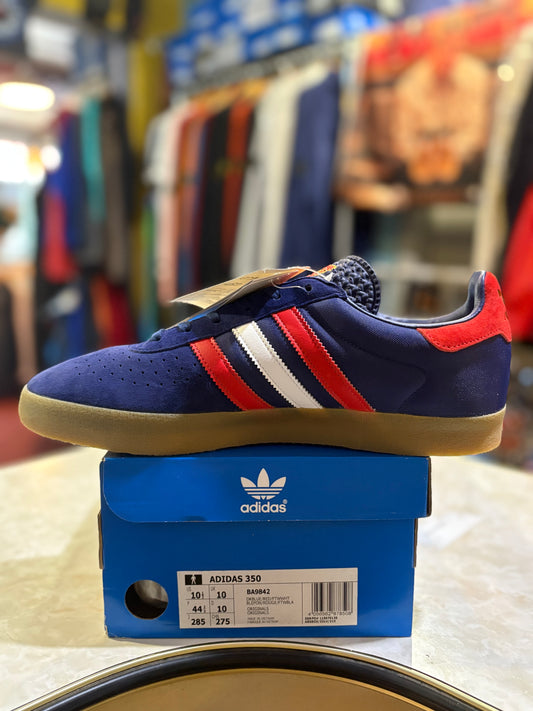 Adidas 350 BA9842 Collegiate Navy White Red trainers in original box