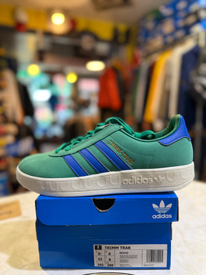 Adidas Trimm Trab EE5742 UK 8, side profile on box