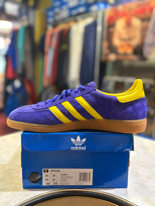 Adidas Spezial B34802 Collegiate Purple Collegiate Gold Gum 3 UK 10 trainer with original box