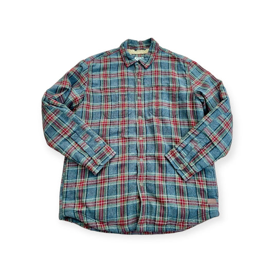 LL Bean Checked Fleece Lined Shirt