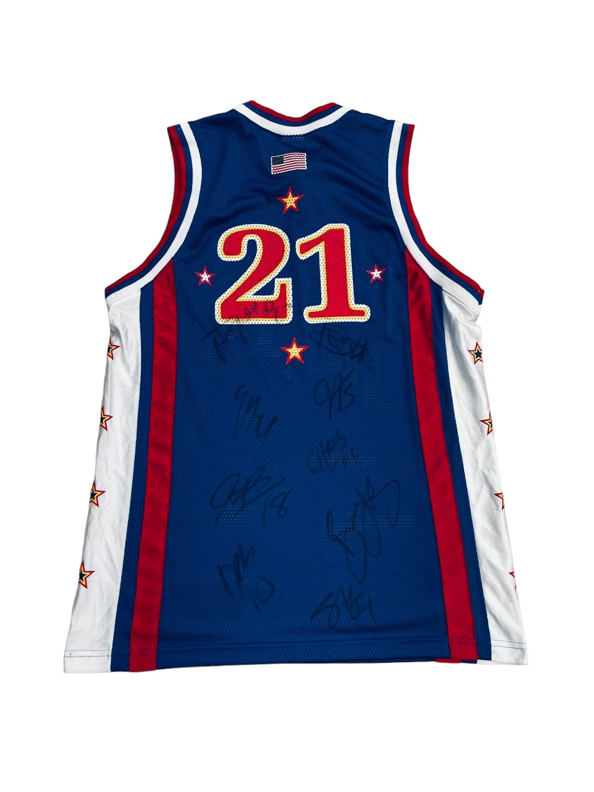 Harlem Globetrotters Signed Basketball Shirt