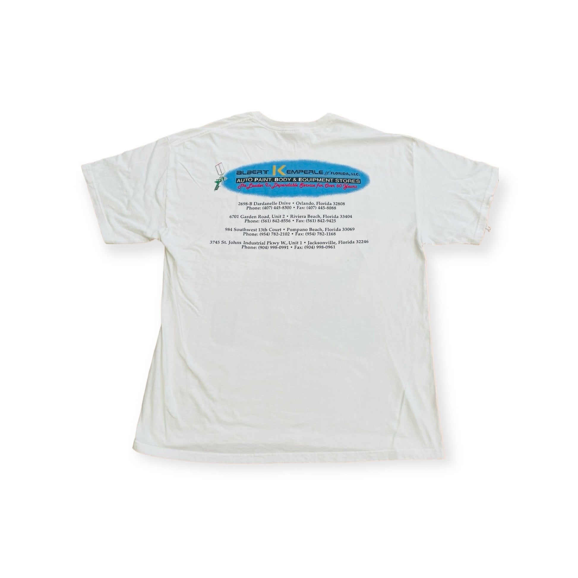 Hanes Florida Hot Rod Design Short Sleeved T-Shirt