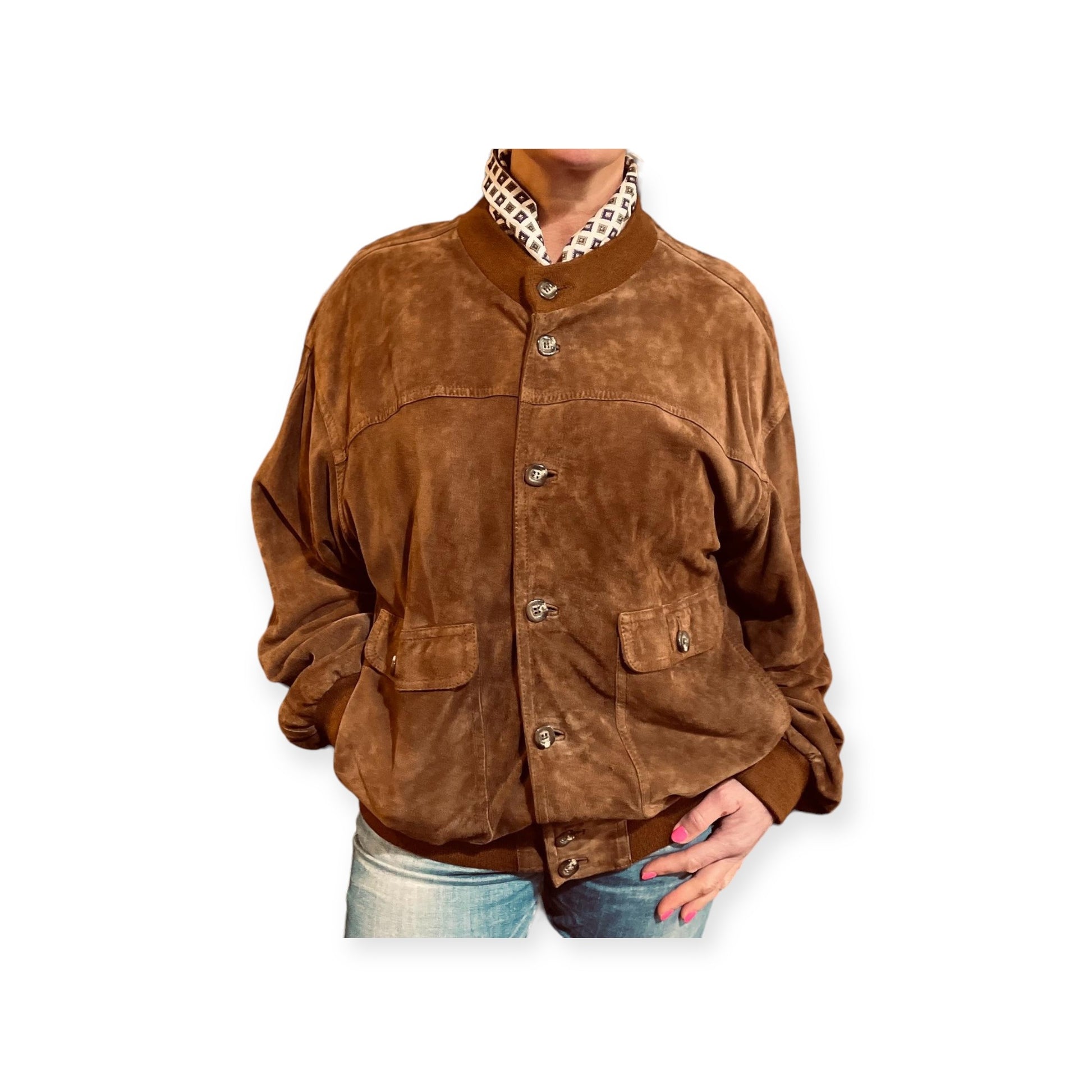 Y2K Womens Suede Jacket