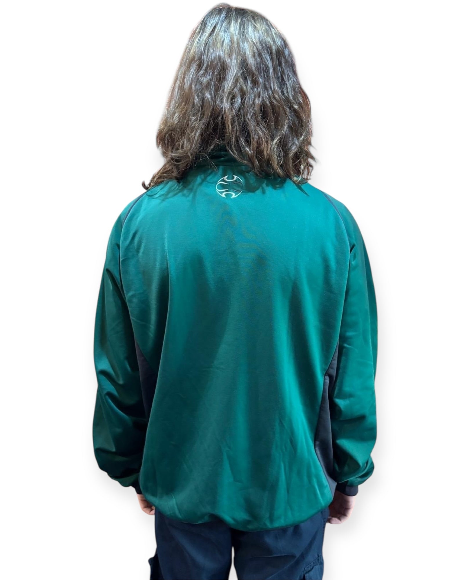 Adidas Track Jacket - Green/Black/Grey