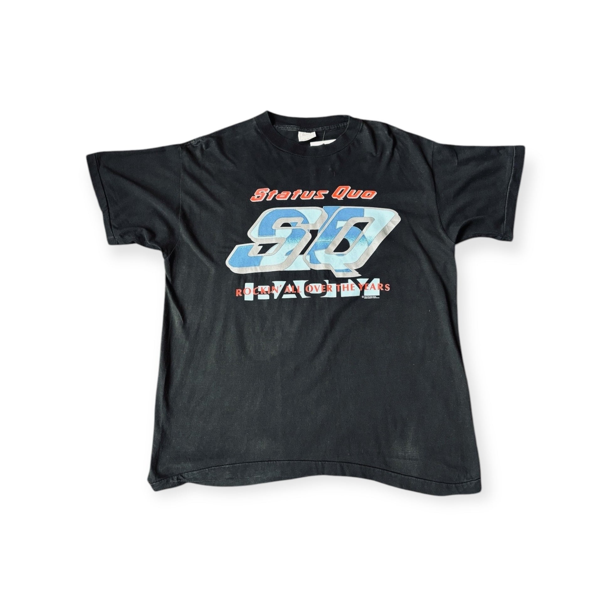 Status Quo Rockin' All Over the Years 1990 Tour T-Shirt