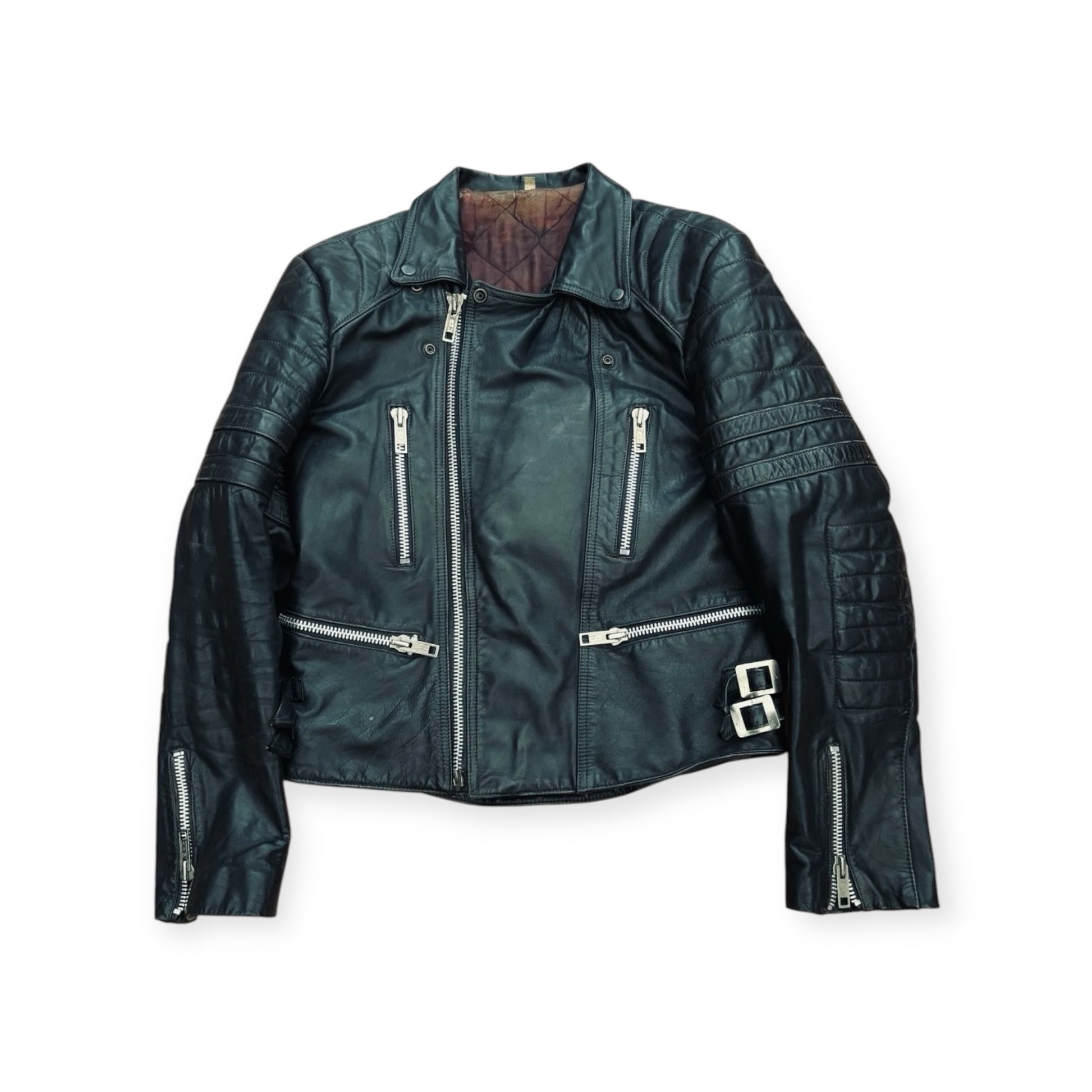 80's Leather Biker Jacket