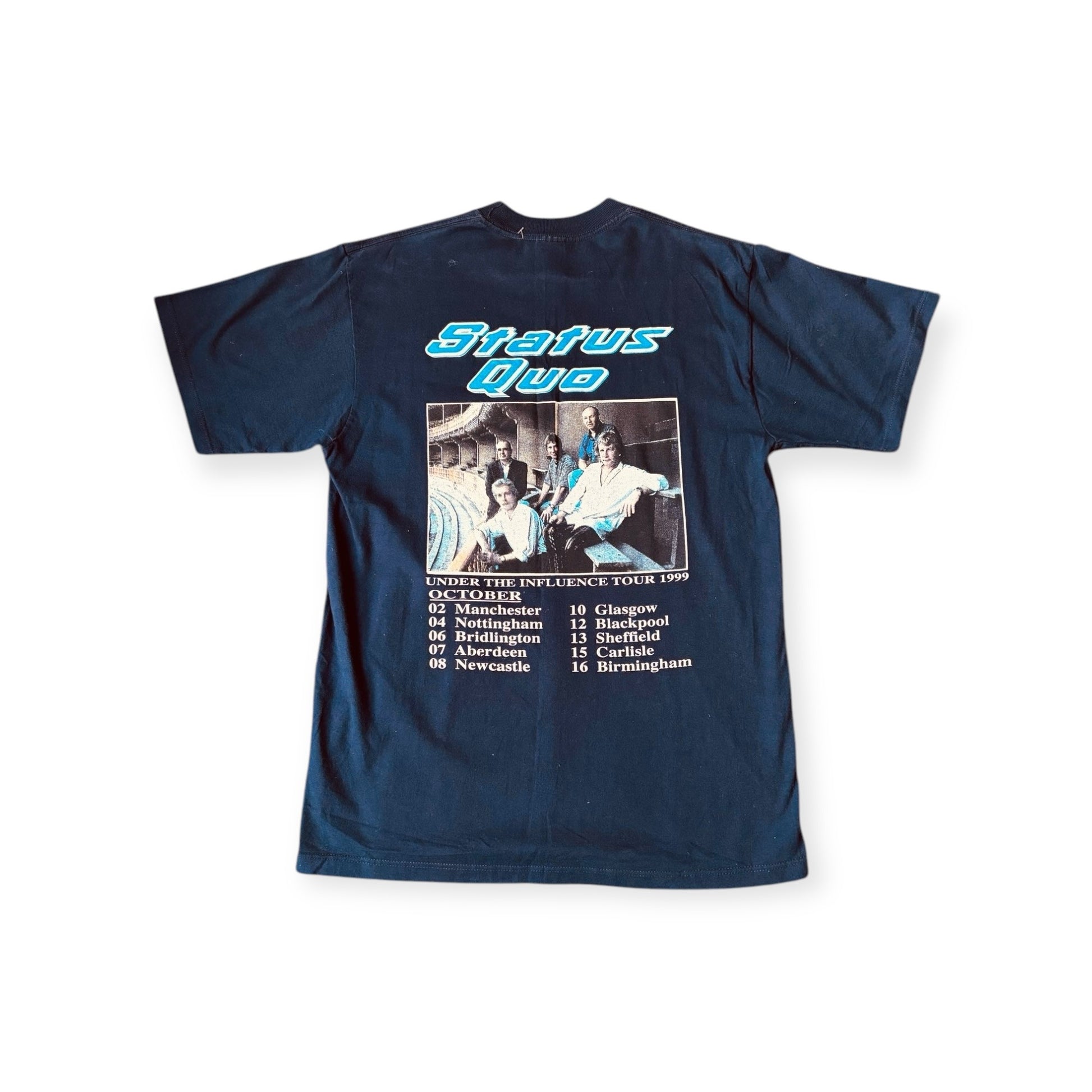Status Quo Under the Influence 1999 Tour T-Shirt
