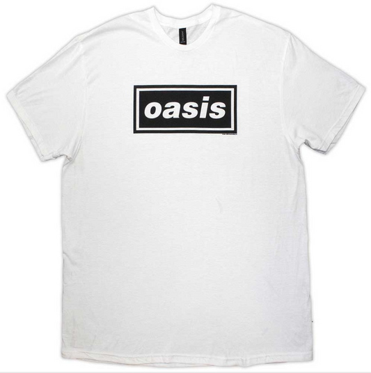 Oasis Band Tee - Decca Logo - White - Small