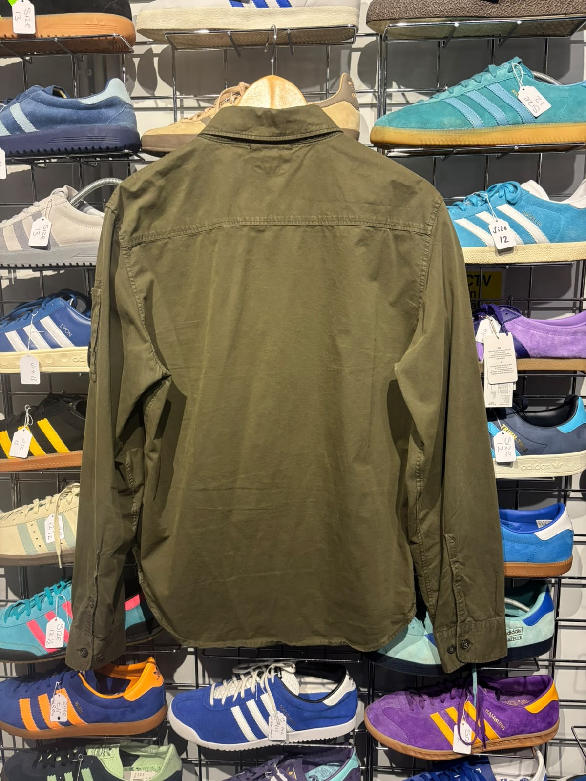 C.P. Company Ivy Green overshirt back