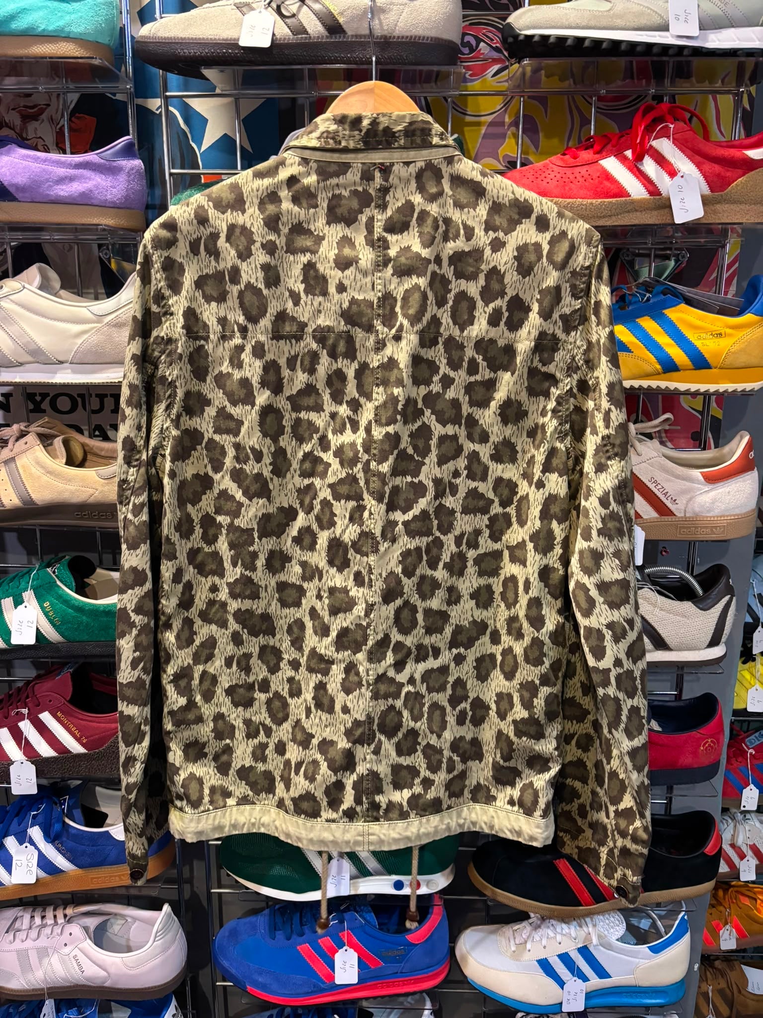Pretty Green Leopard Print Harrington Jacket - Back