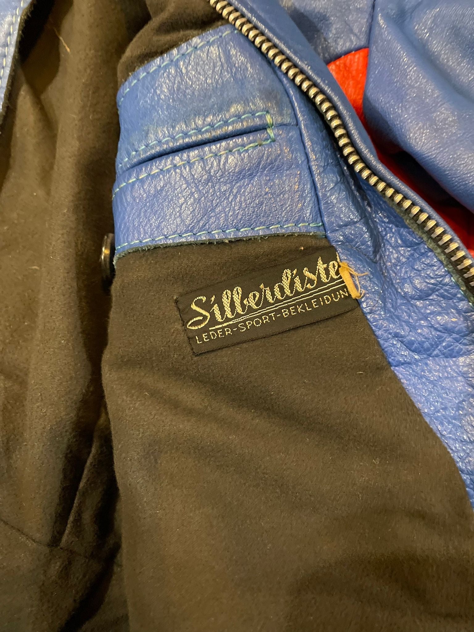 1970s Vintage Biker Jacket and Trousers Set