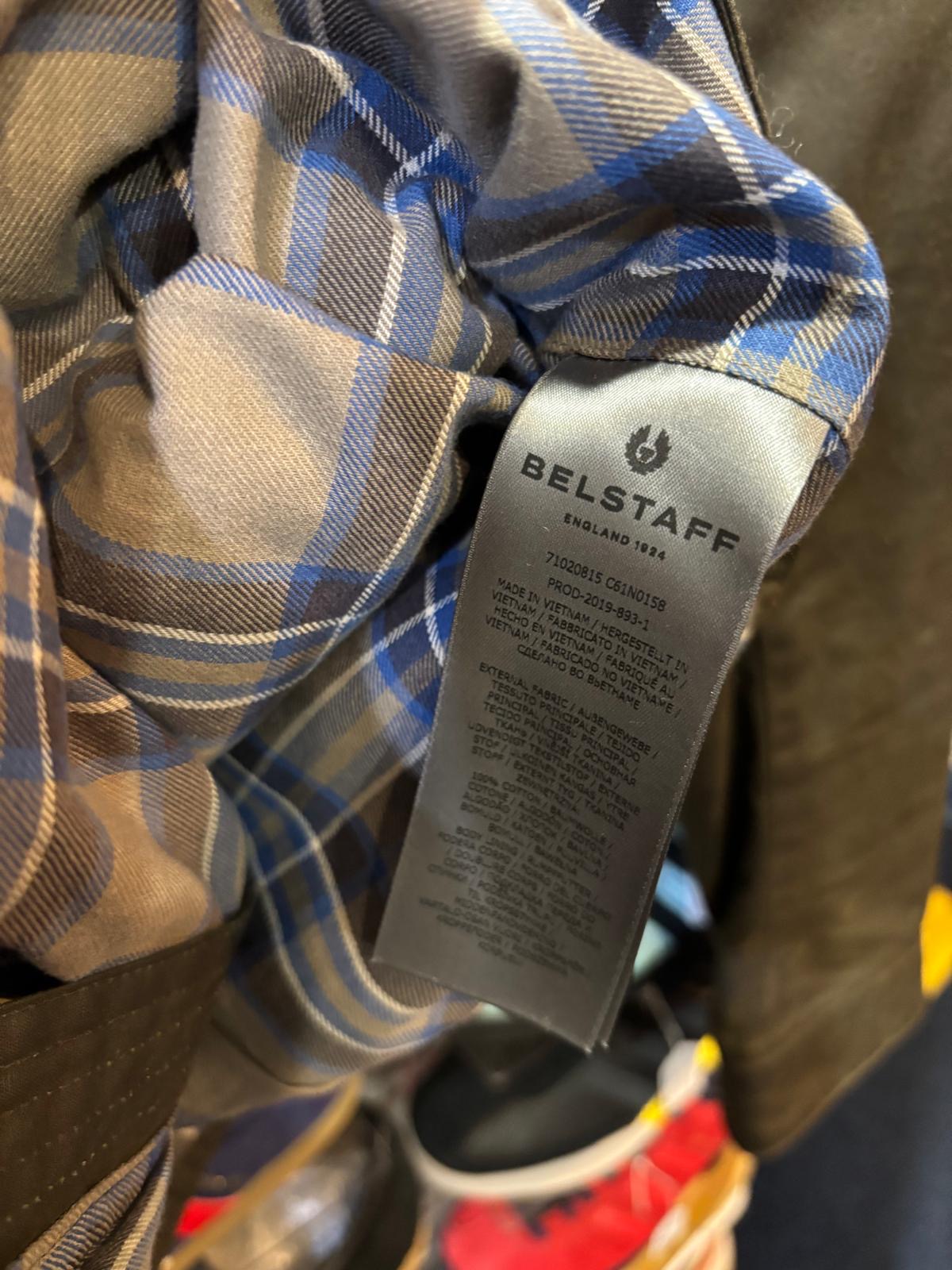 Belstaff Kelland Waxed Cotton Blouson Jacket - Size XL