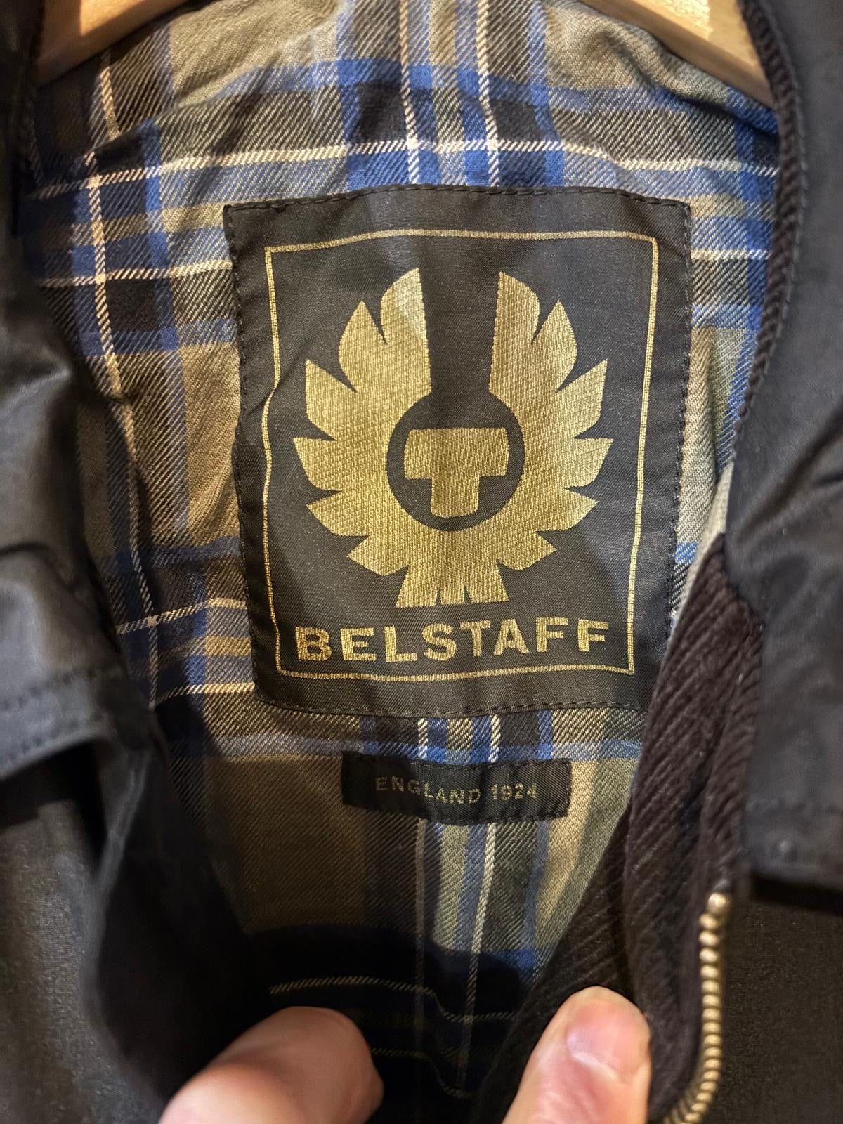 Belstaff Kelland Waxed Cotton Blouson Jacket - Size XL