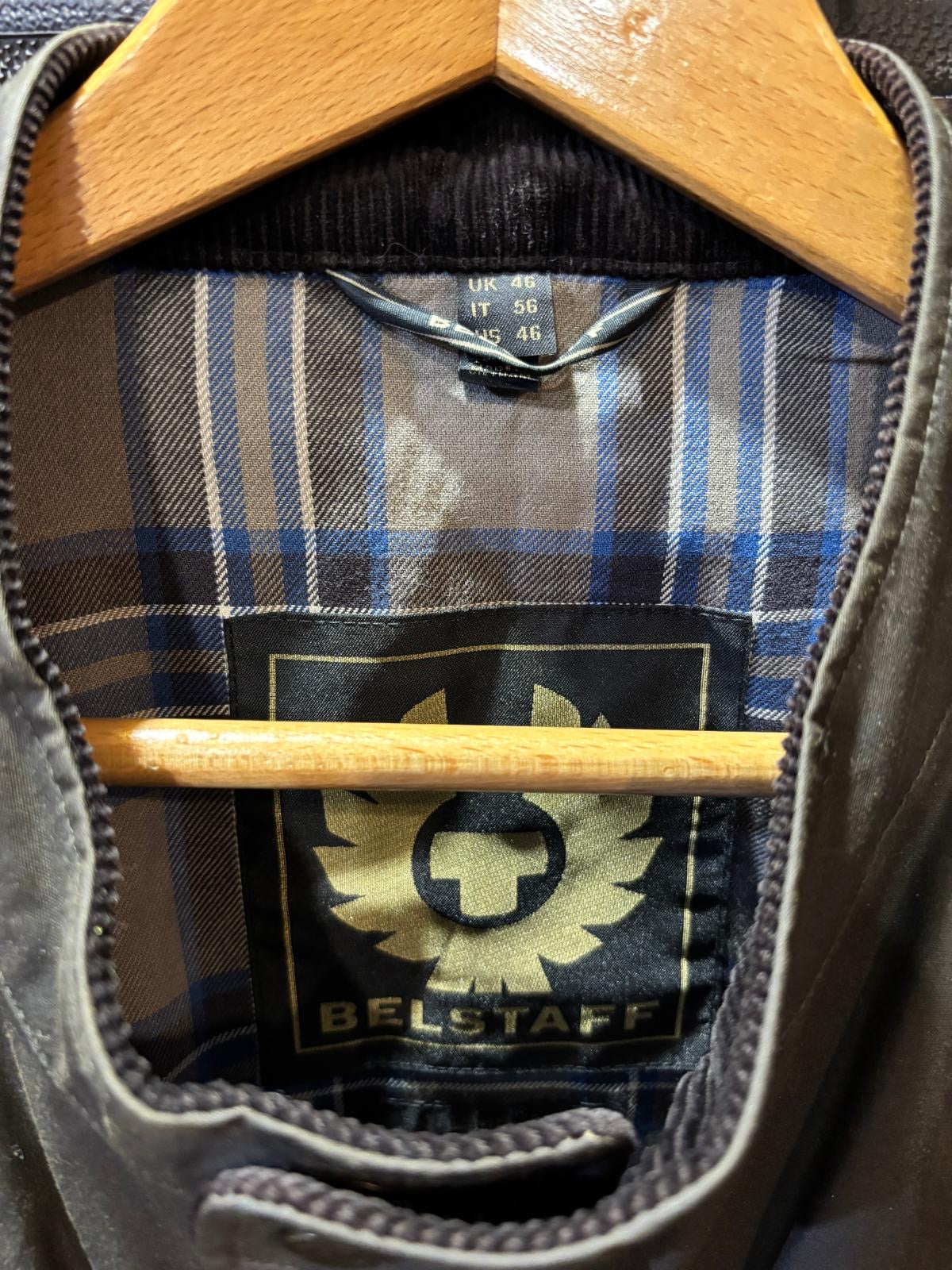 Belstaff Kelland Waxed Cotton Blouson Jacket - Size XL