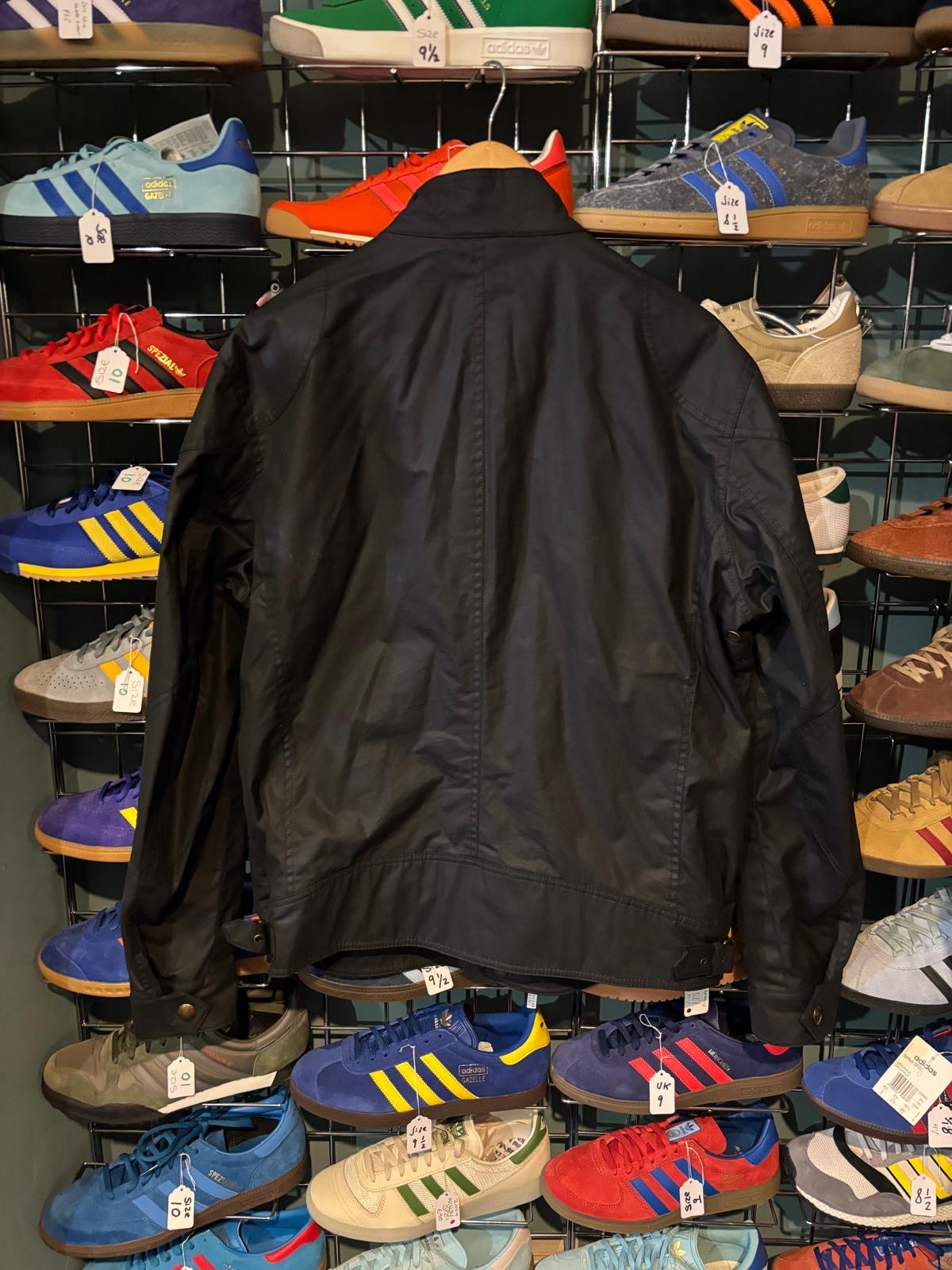 Belstaff Racemaster Waxed Cotton Blouson Jacket Black - Size XL