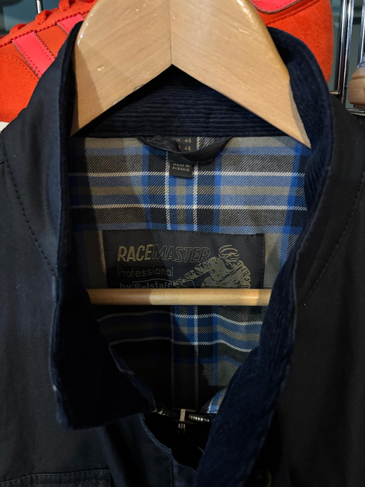 Belstaff Racemaster Waxed Cotton Blouson Jacket Black - Size XL