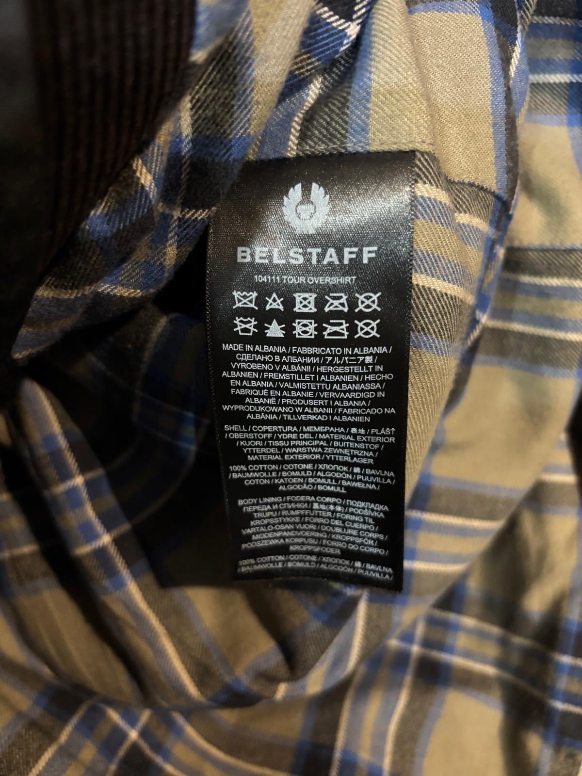 Belstaff Tour Overshirt / Dunstall Waxed Cotton Jacket Black - Size 2XL