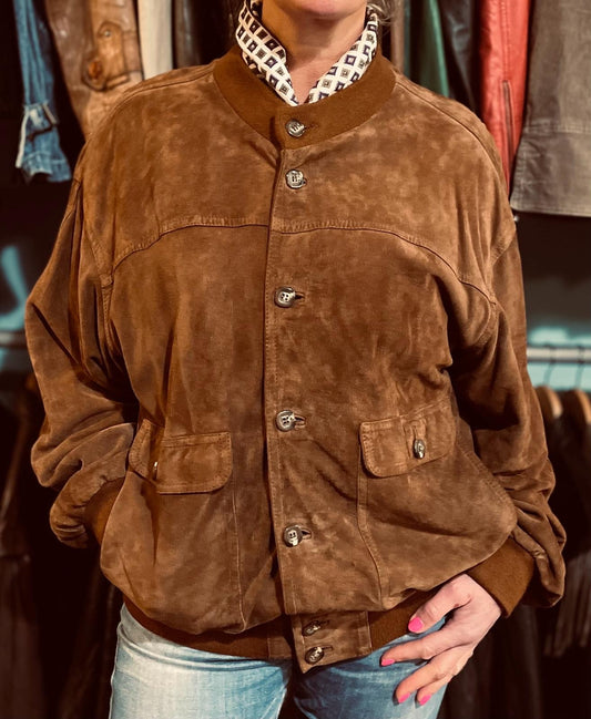Y2K Womens Suede Jacket