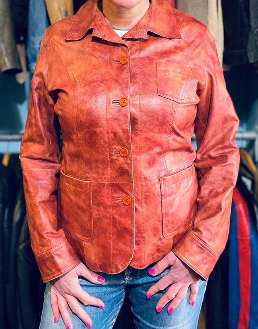 Y2K Womens Leather Jacket